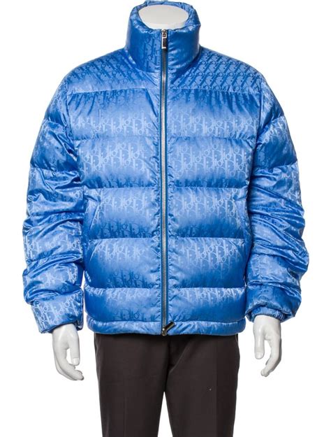 light blue dior puffer jacket|Dior puffer jacket men's.